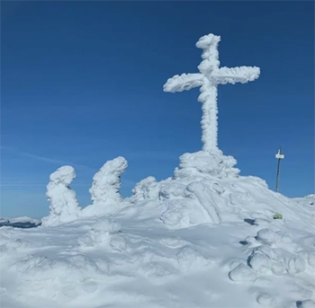 Croce di neve