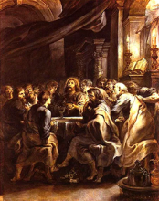 Питер Пауль Рубенс «Тайная вечеря». 1632 год., Частное собрание.